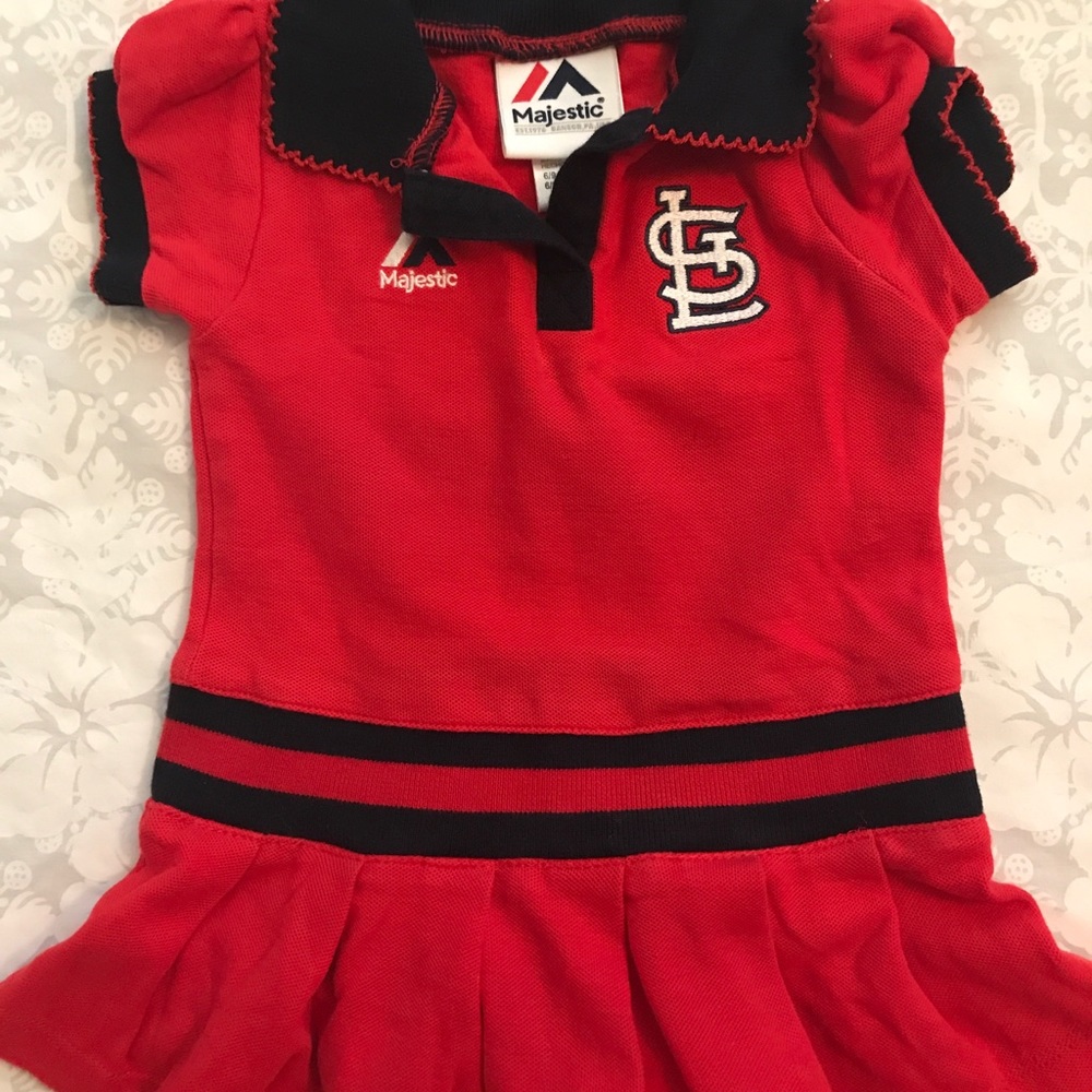 St. Louis Cardinals 6-9 month girl dress